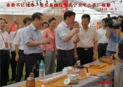 武宁太平山茶厂视察